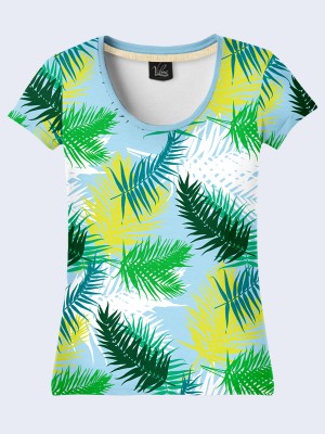 3D футболка Пальмовые листья