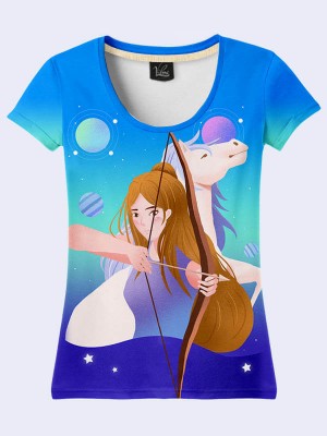3D футболка Sagittarius zodiac