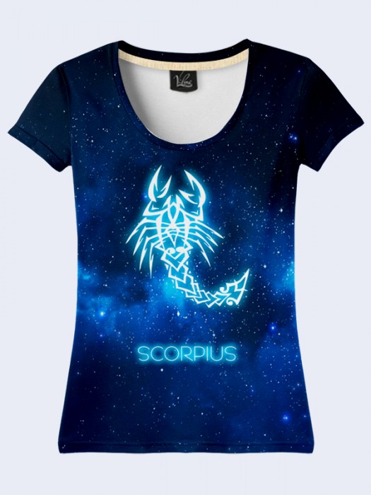 3D футболка Зодиак Скорпион
