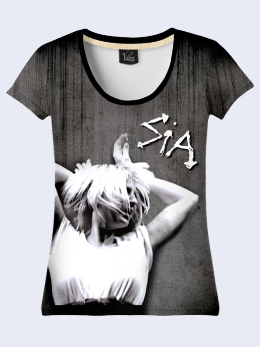 3D футболка Певица Сия