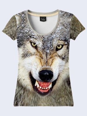 3D футболка Волчья пасть