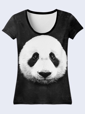 3D футболка Взгляд панды