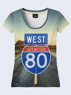 3D футболка Interstate 80
