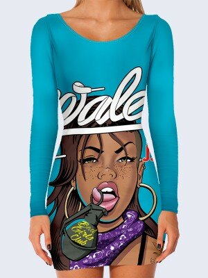 3D платье Rapper Wale