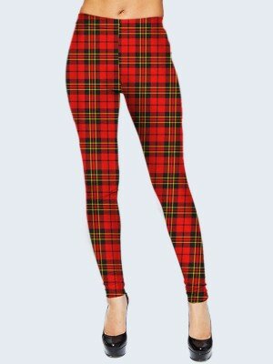 Лосины Tartan red