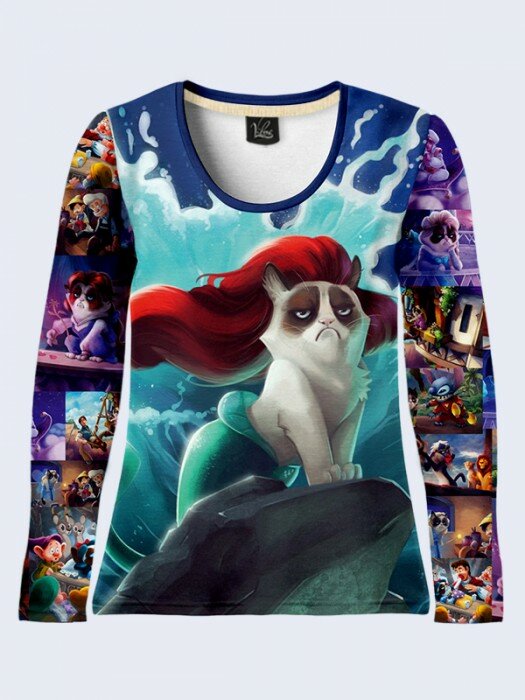 Лонгслив Grumpy cat Disney